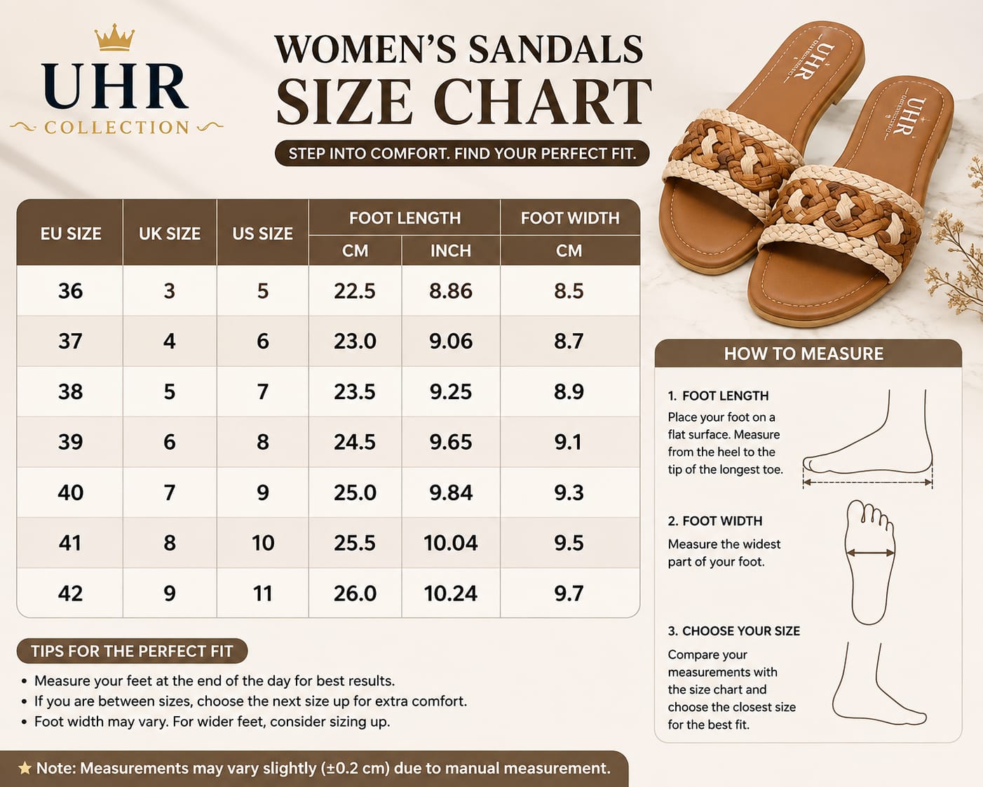 **Women’s Premium Cream Comfort Slides
