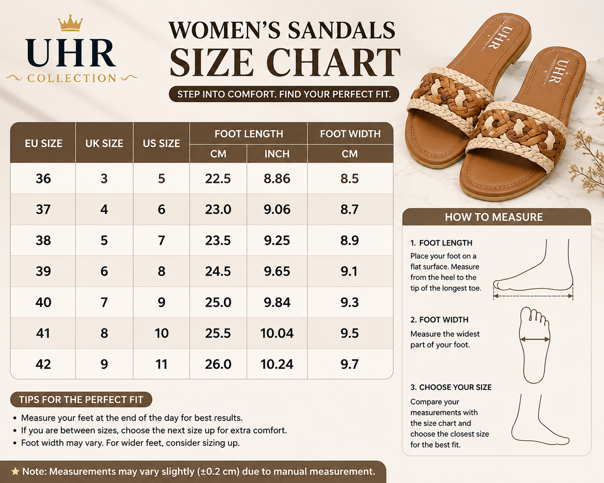 Women’s Premium Braided Flat Sandals | Stylish & Comfortable | Lightweight | Slip-On